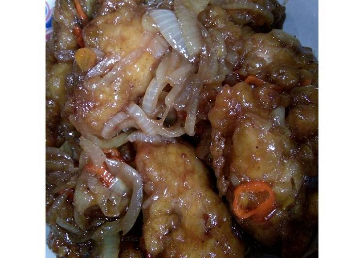Cara meracik Ayam Krispy Saos Tiram Anti Gagal