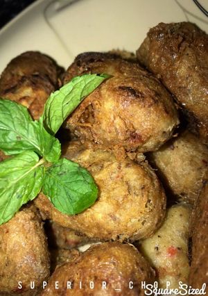 A picture of Yam Balls.