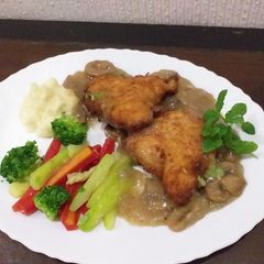 A picture of Stuffed chicken.