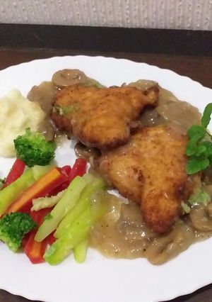 A picture of Stuffed chicken.