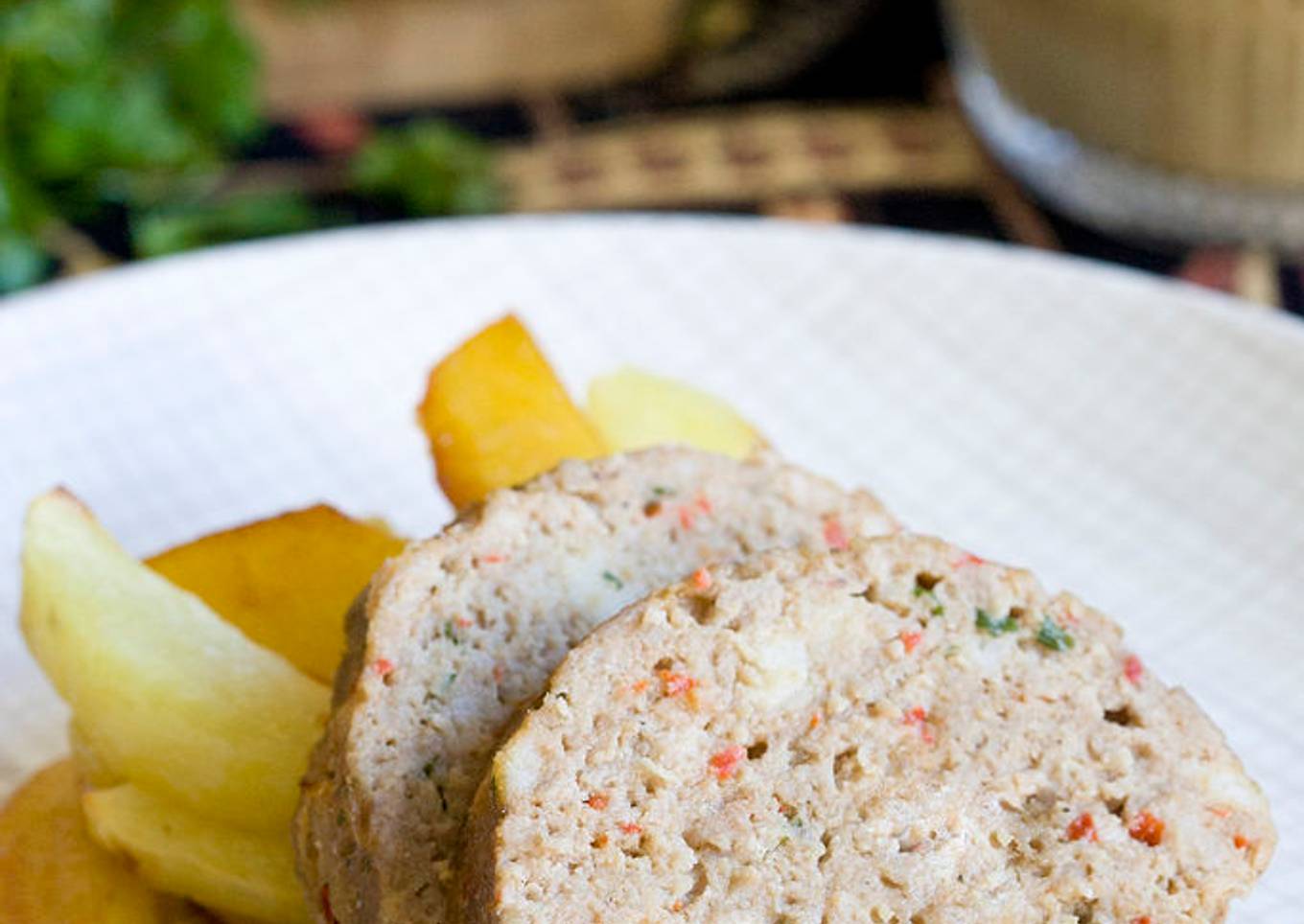 Rollo de carne picada al horno