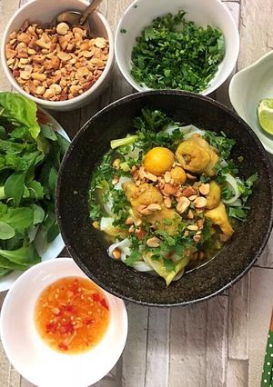 Hình của món Mỳ Quảng.