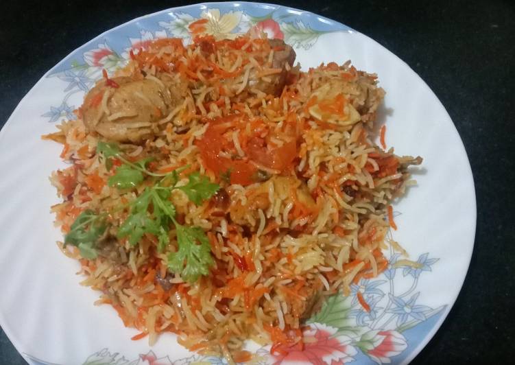 Simple Way to Prepare Homemade Sindhi chicken biryani