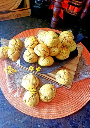 Una foto de Bombas de queso cheddar y aceitunas💣💣💣