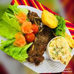 A picture of Whosayna’s T-bone Steak.