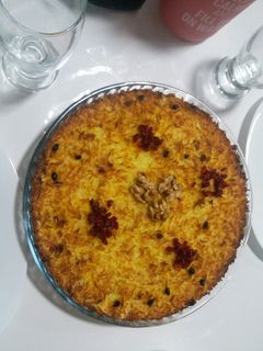 عکسی از دستور ته چین مرغ