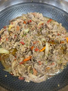 Foto resep Tumis pedas beef slice