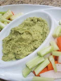 A picture of Avacado hummus.