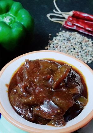 ক্যাপ্সিকামের আচার (capsicumer achaar recipe in Bengali) রেসিপির প্রধান ছবি