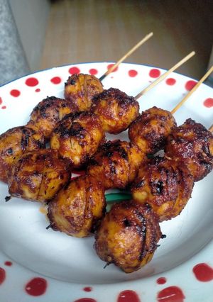 Foto resep Bakso Ayam Bakar