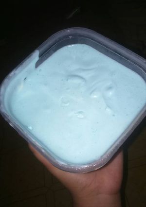 Foto resep Blue sky ice cream