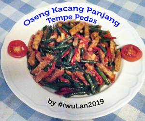 Resep mudah Oseng Kacang Panjang Tempe Pedas Enak Sederhana