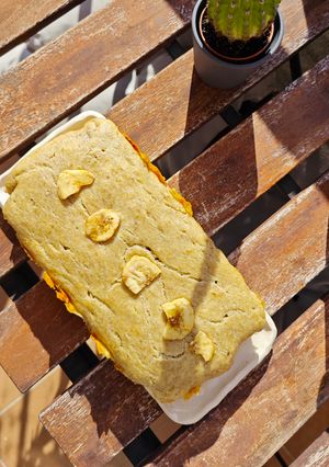 Una foto de Banana bread (pan de plátano)