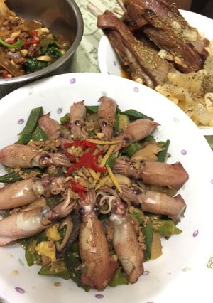 冬瓜秋葵燉煮小捲 的食譜成品照片