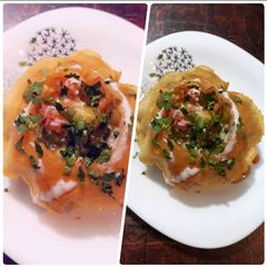 A picture of Raj Kachori | exact idea | cook with tayyeba.
