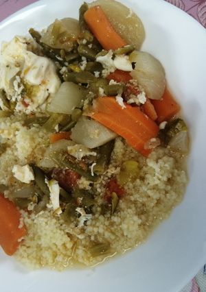 Une photo de Soupe de légumes à l'œuf