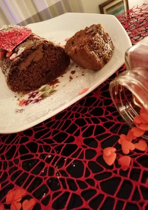 Foto di Torta golosa con ripieno di Nutella per S. Valentino