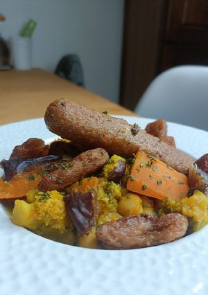 Une photo de 🌱Couscous végétarien