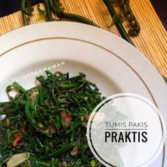 Foto resep Tumis Pakis Praktis