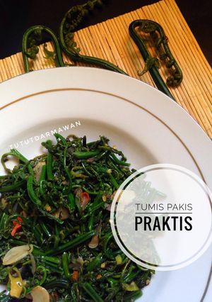 Foto resep Tumis Pakis Praktis