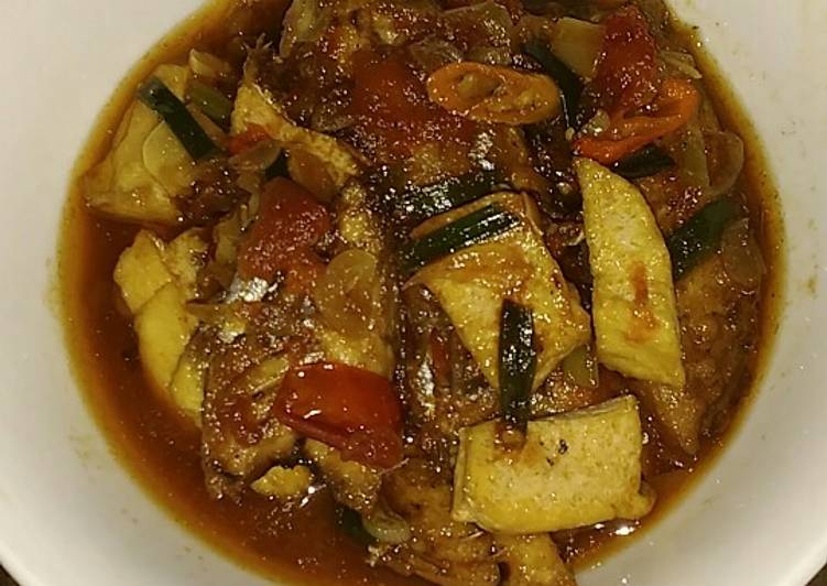 Resep Sardine ikan pindang(Salem) mix Tahu Anti Gagal