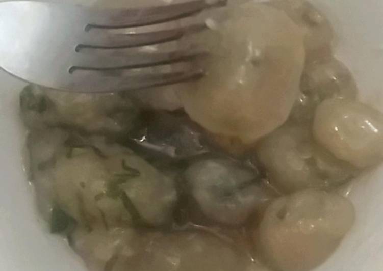 Bagaimana Menyiapkan Cilok tepung mocaf, Enak