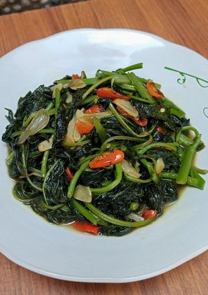 Foto resep Tumis bayam