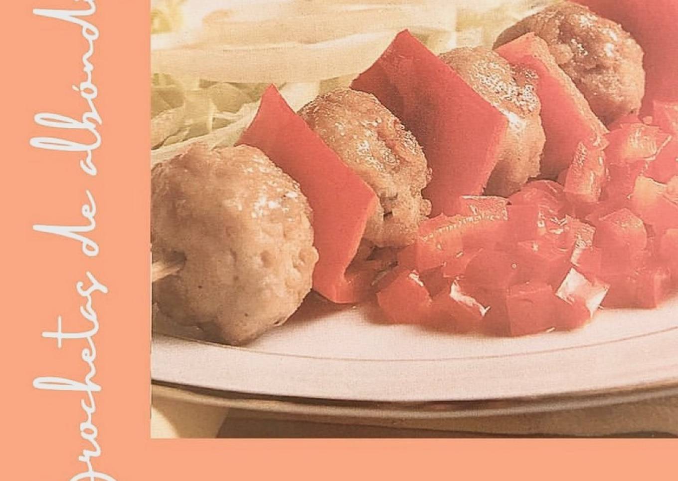 Brochetas del albóndigas