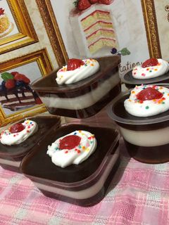 Foto resep Puding Coklat Karamel (cup)