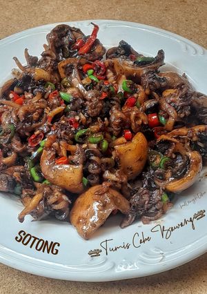 Foto resep Sotong Tumis Cabe Bawang