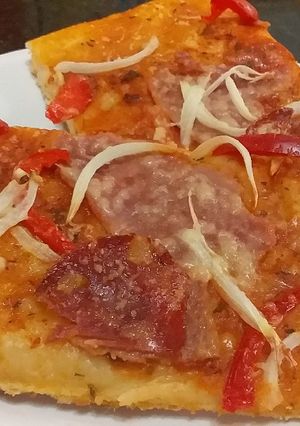 Una foto de Pizza sencilla