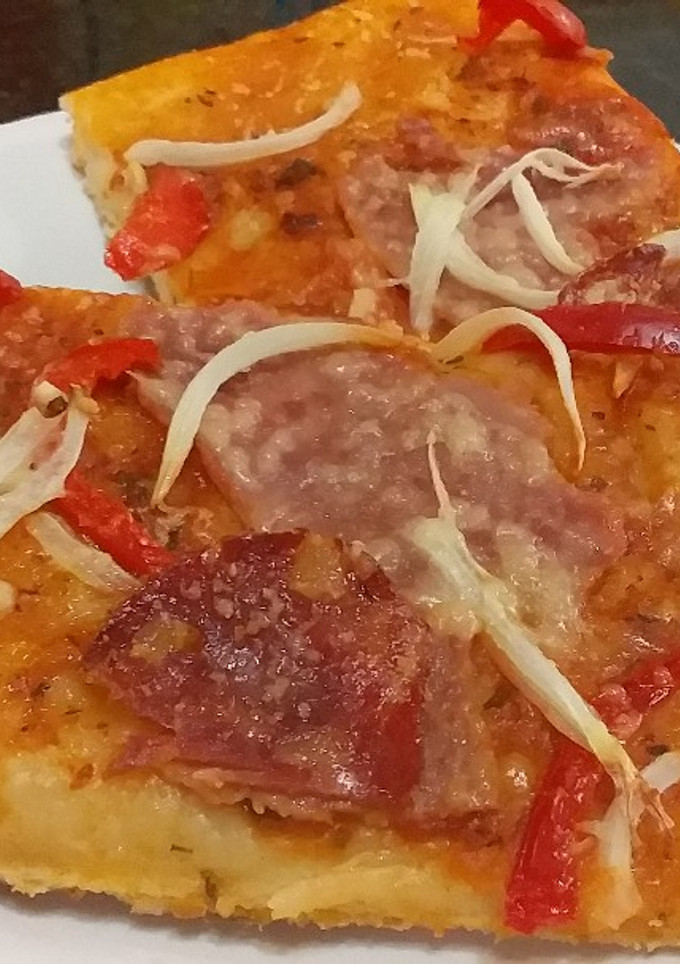 Una foto de Pizza sencilla