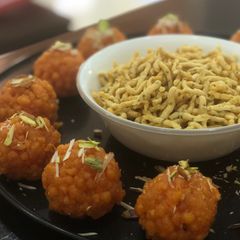 Bhavnagri Sev Gathiya A picture of Bhavnagri Sev Gathiya.
