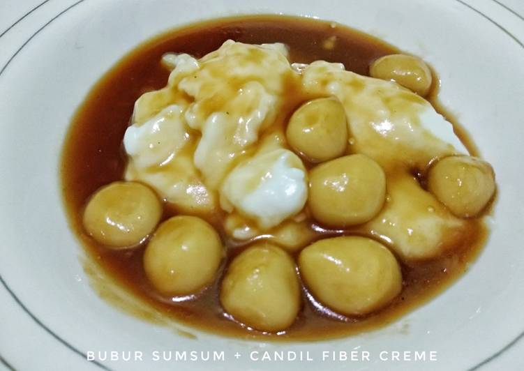 Bubur Sumsum dan candil fiber creme