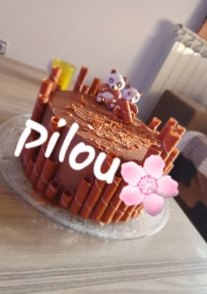 صورة لوصفة كيكة عيد ميلاد 🌸 الباندا 🐼