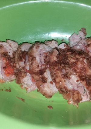 Una foto de Pechuga de pollo arrollada