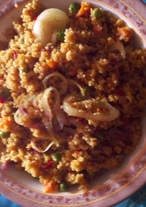 A picture of Garnished Couscous.