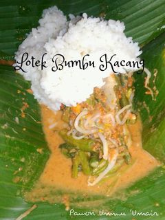 Foto resep Lotek Bumbu Kacang