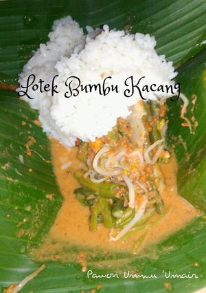 Foto resep Lotek Bumbu Kacang