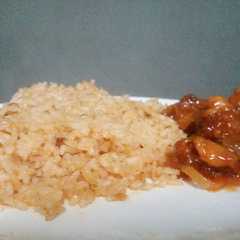 รูปของ Karage Saos Asam Manis with Spicy Butter Rice