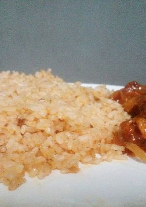 Foto resep Karage Saos Asam Manis with Spicy Butter Rice