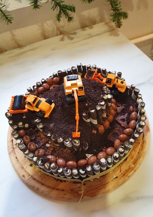 Munkagépes csokoládètorta recept fotója