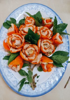 Hình của món Hoa hồng mừng ngày 8/3.