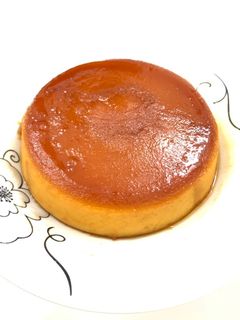 Hình của món Flan Gato cho bé 8M+.