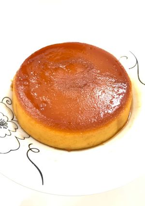 Hình của món Flan Gato cho bé 8M+.