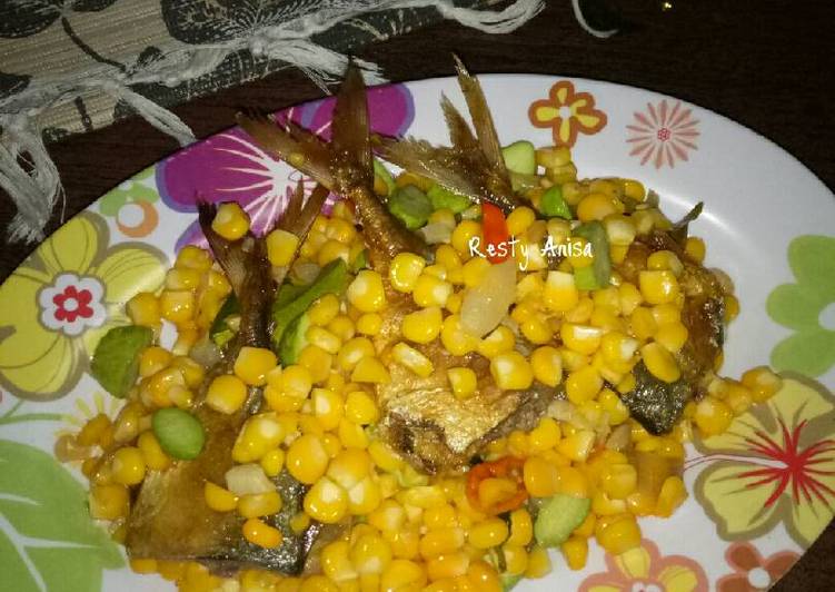 Tumis Jagung Pete Ikan Peda