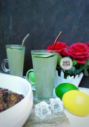 Cucumber lemonade ainihin hoton girkin