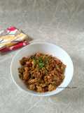 Tumis Ayam isian bacang