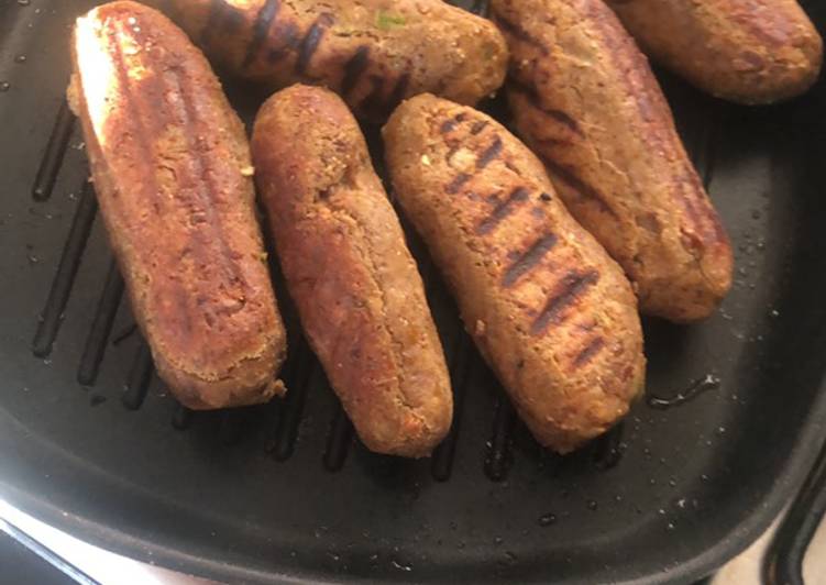 Kale chane ke kebabs