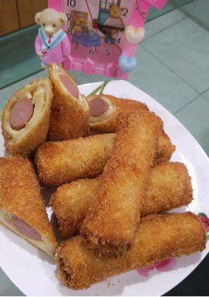 Foto resep Roti Tawar Gulung Sosis Keju